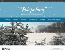 Tablet Screenshot of podpolana.pl